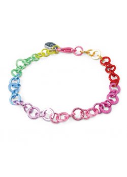 Charm It! Rainbow Chain Bracelet